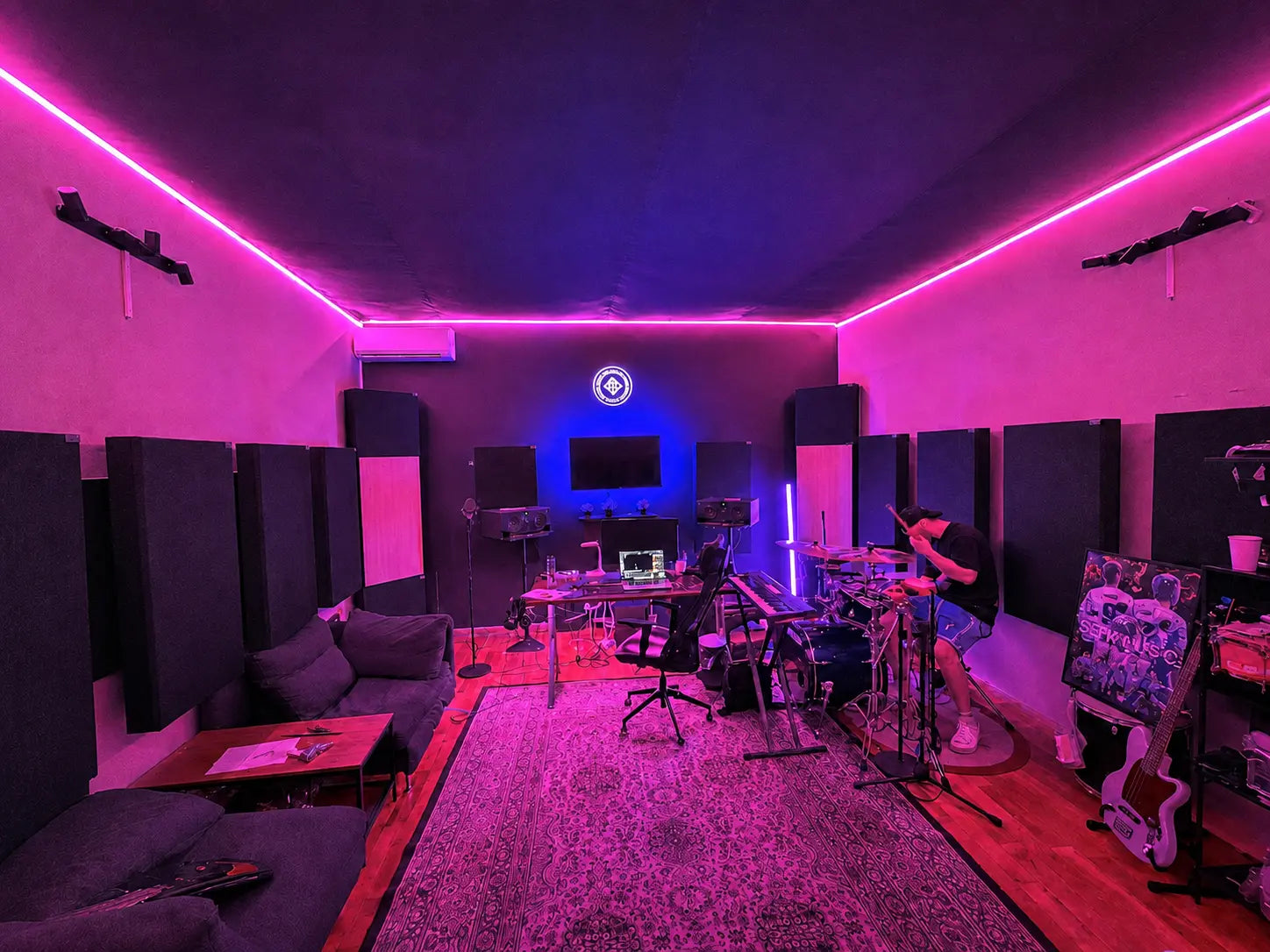 Studiu de caz :Tratament acustic SEEK MUSIC | Studio B